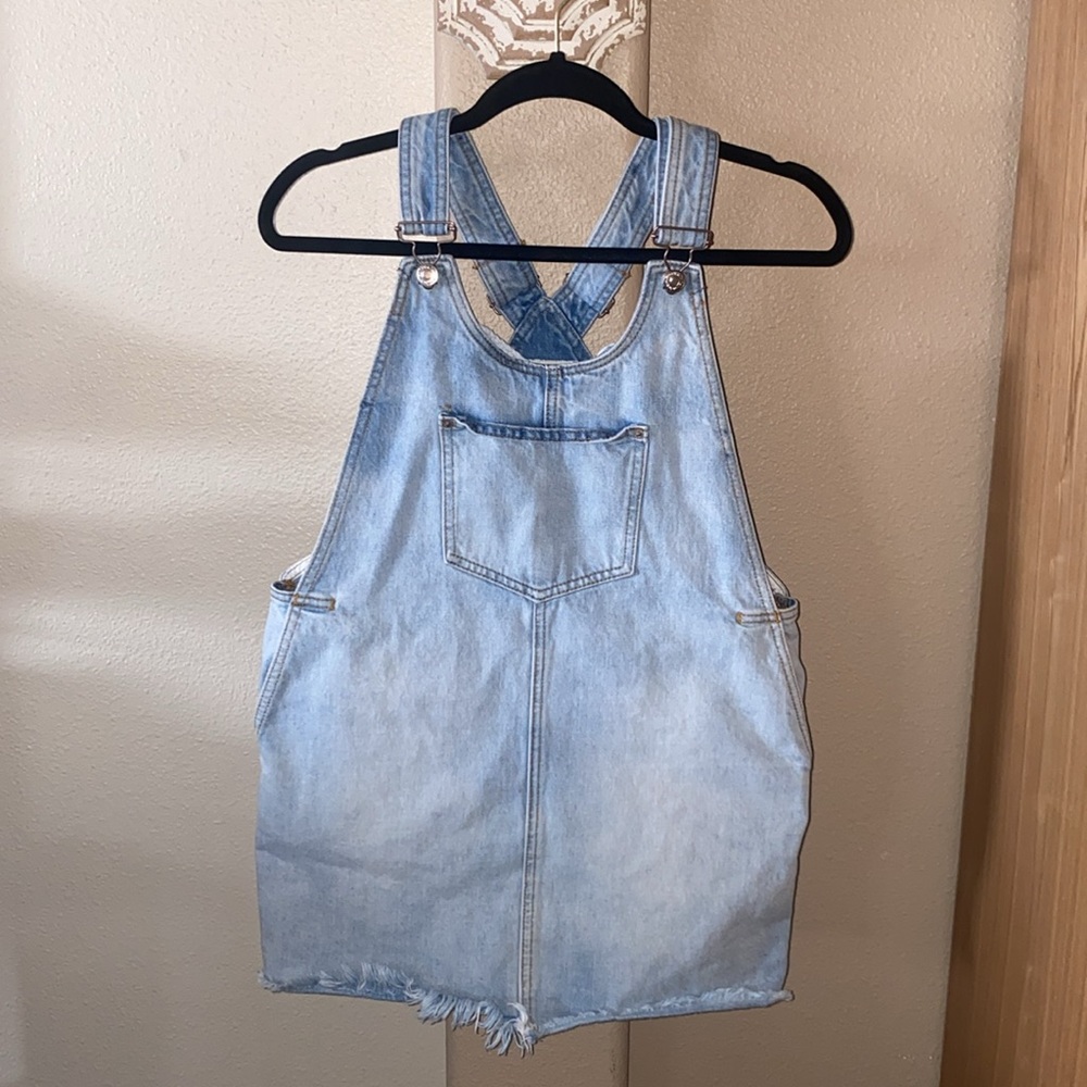 Light Wash Denim Overall Dress size 27